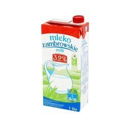 Mleko 3.2% 1lx12szt | Sua 3.2% 1L x 12op/krt